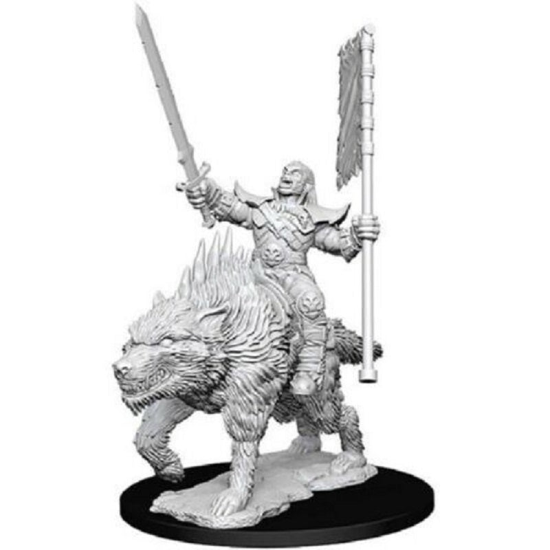 D&D Mini Orc on Direwolf | Game Master's Emporium (The New GME)